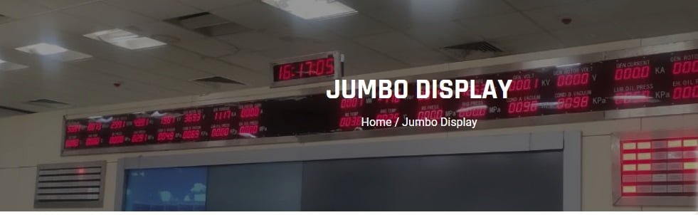 jumbo display