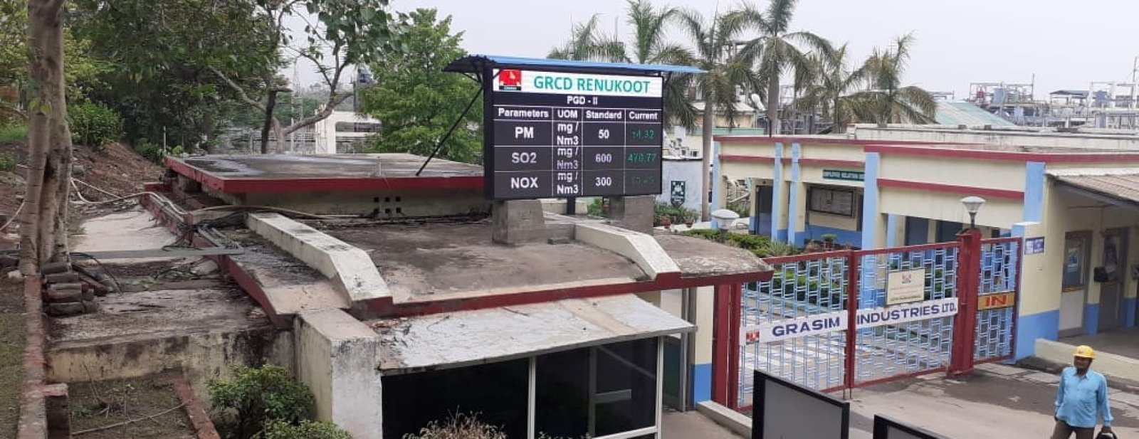Grasim Renukoot Display Board