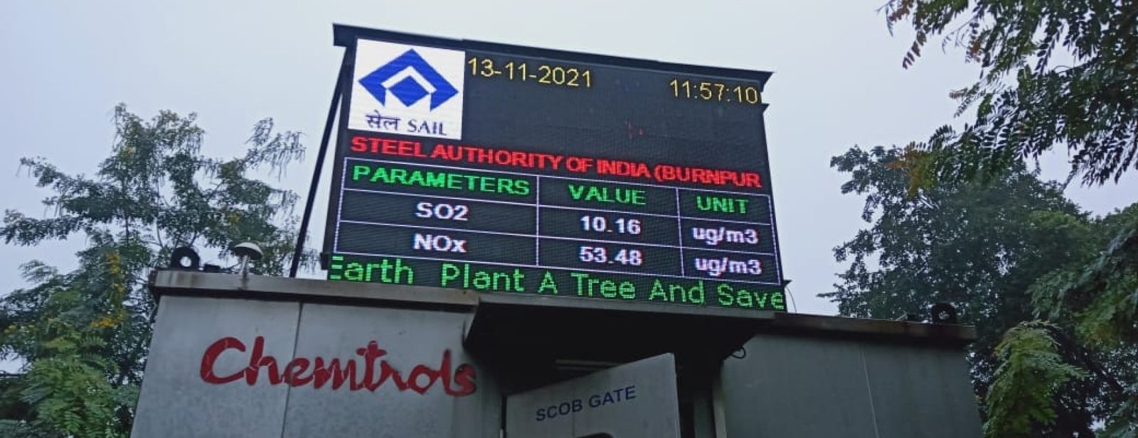 SAIL Burnpur Display Board